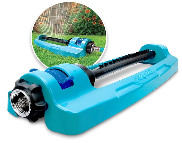 Aqua Joe Indestructible Metal Base Oscillating Sprinkler 