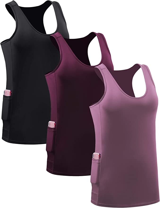 NELEUS Running Racerback Workout With Pockets