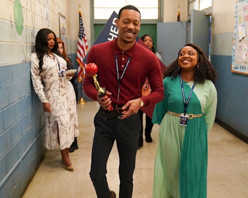 Tyler James Williams and Quinta Brunson on 'Abbott Elementary.' Photo via ABC