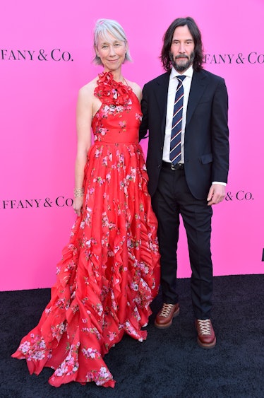 Alexandra Grant and Keanu Reeves attend MOCA Gala 2023 at The Geffen Contemporary at MOCA on April 1...