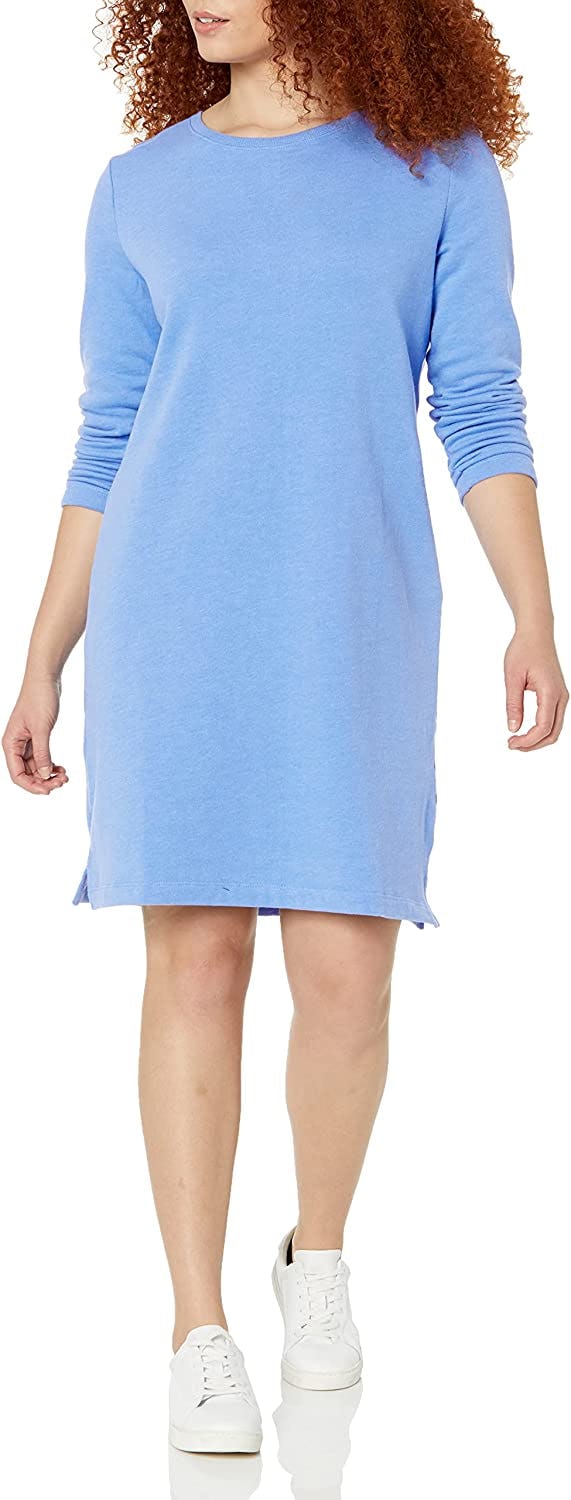 Amazon Essentials Crewneck French Terry Fleece Dress