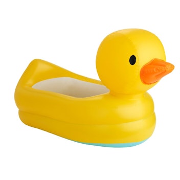 Inflatable Duck Safety Baby Bath Tub