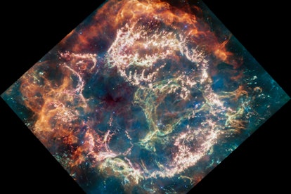 Cassiopeia A (Cas A), a supernova remnant located about 11,000 light-years from Earth in the constel...