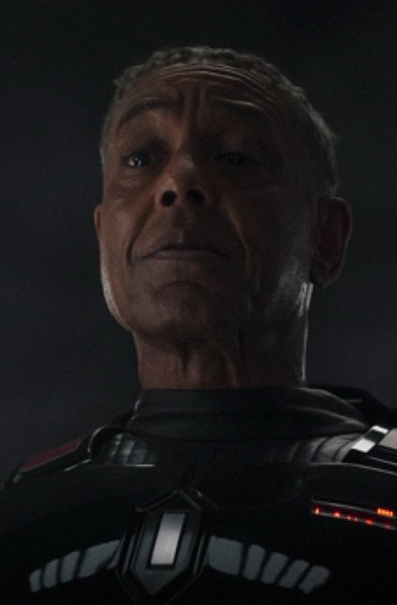 Giancarlo Esposito as Moff Gideon in The Mandalorian