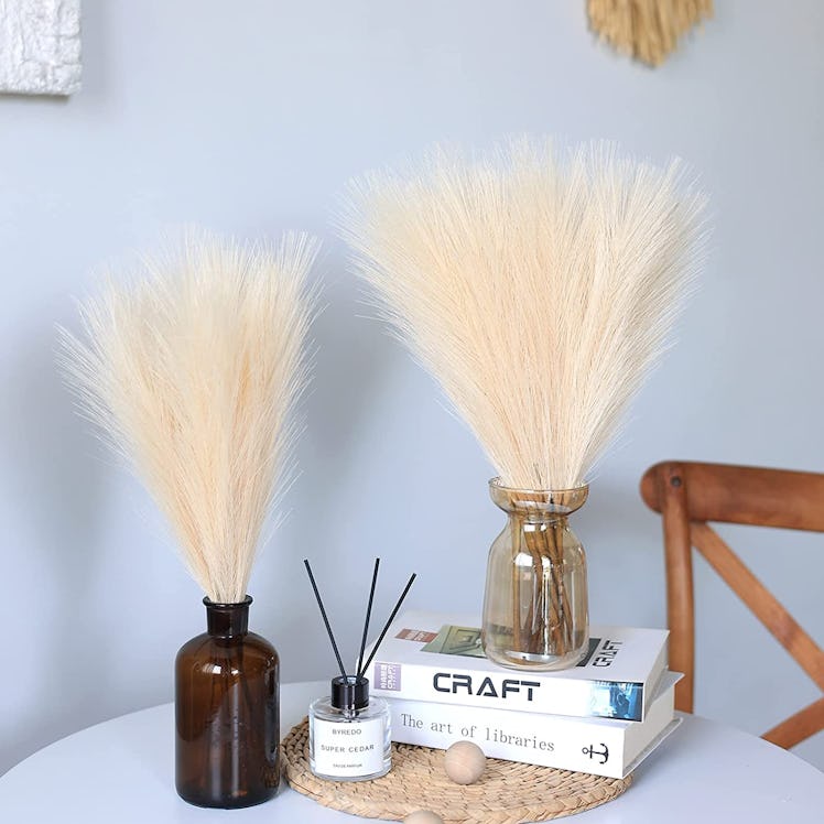 YXZZWL Faux Pampas Grass Decor 