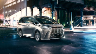 Lexus LM hybrid electric minivan announced in April 2023