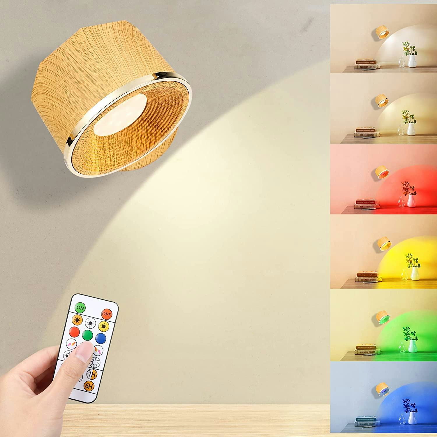 Yuewilai Battery Operated Wall Sconce