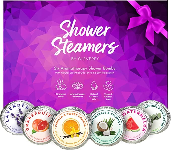 Cleverfy Shower Steamers Aromatherapy (Pack of 6)