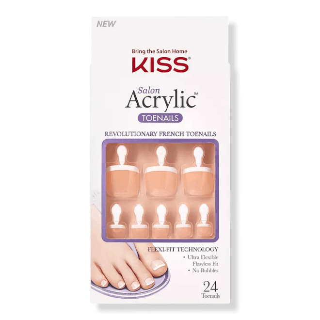 Kiss Walk Away Salon Acrylic Toenail Kit