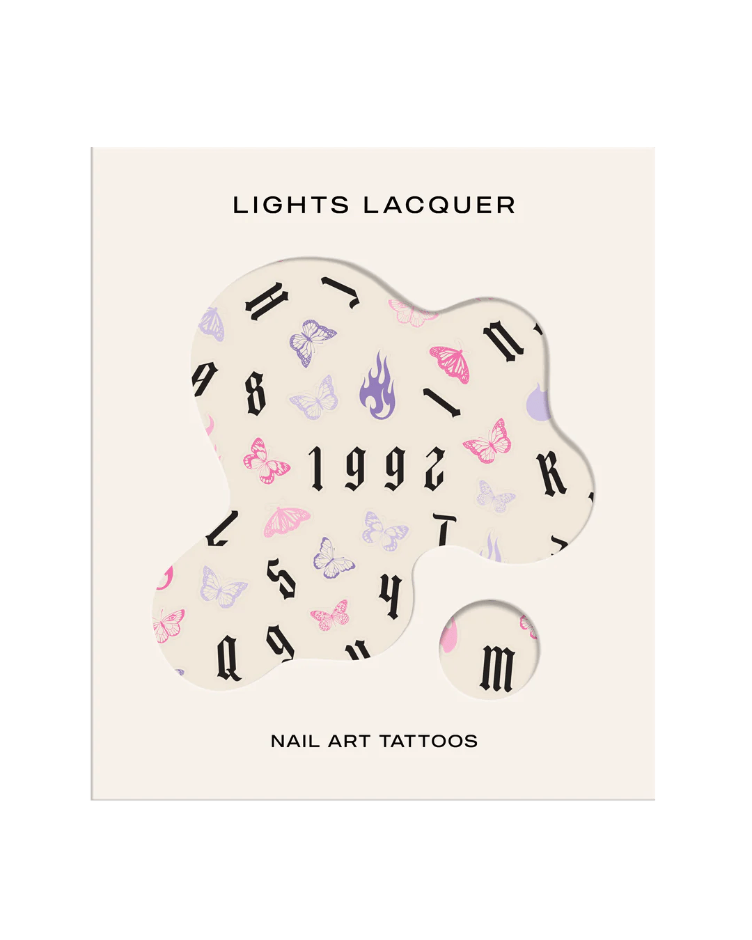 Lights Lacquer metamorphosis nail art tattoos