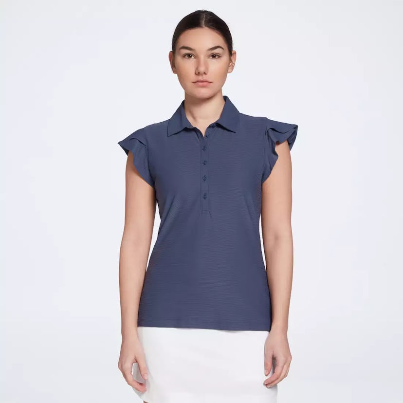 Golf Flutter Sleeve Polo