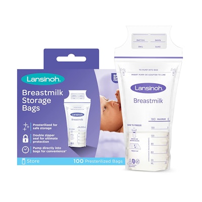 Evenflo Advanced Breast Milk Storage Bags - 100 Count