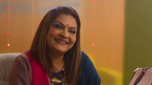Sima Aunty filming Season 3 of ‘Indian Matchmaking’ via Netflix’s press site