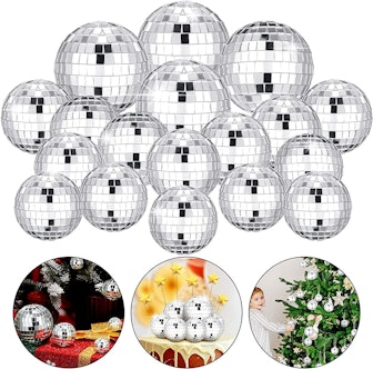 Sumind Mirror Disco Balls Ornaments  (35-Piece)