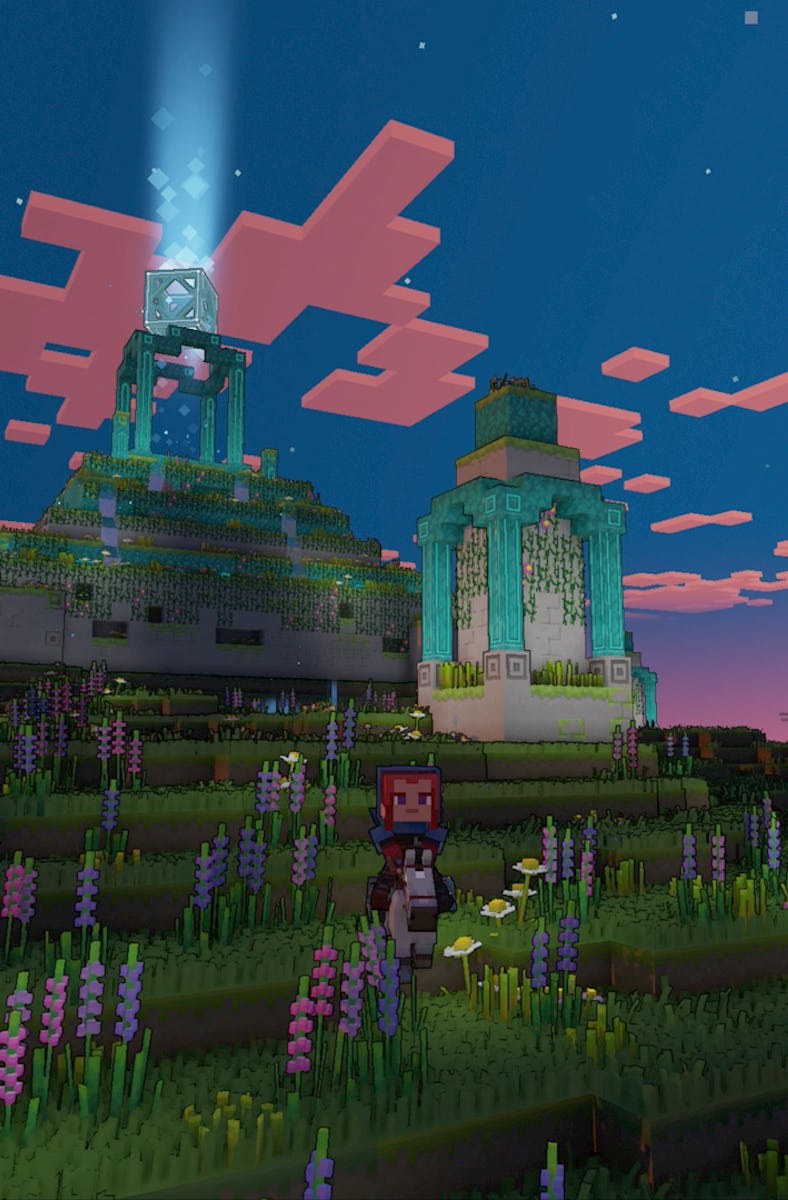 Minecraft Legends well of fate