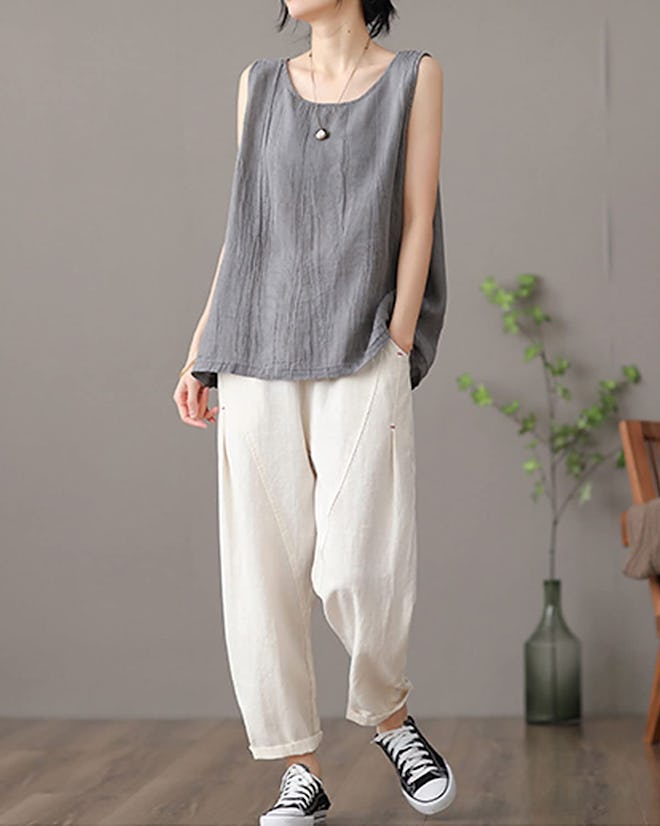 IXIMO Linen Tank Top