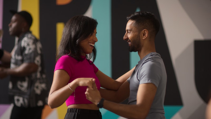 Priya and Bobby on 'Indian Matchmaking.' Photo via Netflix