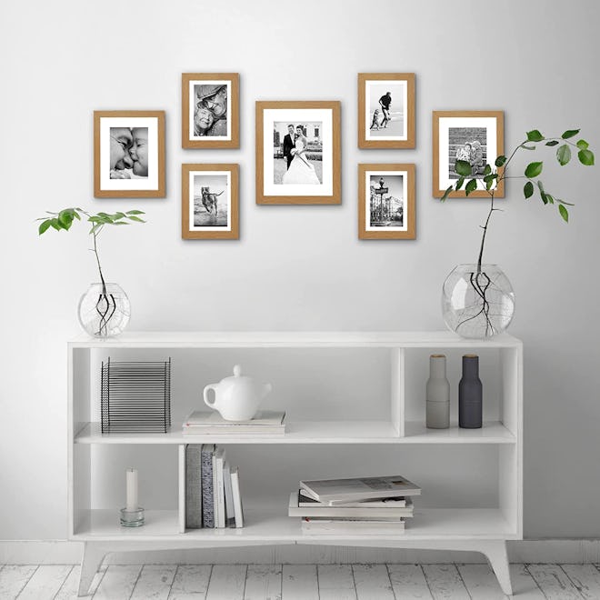 Americanflat Oak Gallery Wall Set (7 Pieces)
