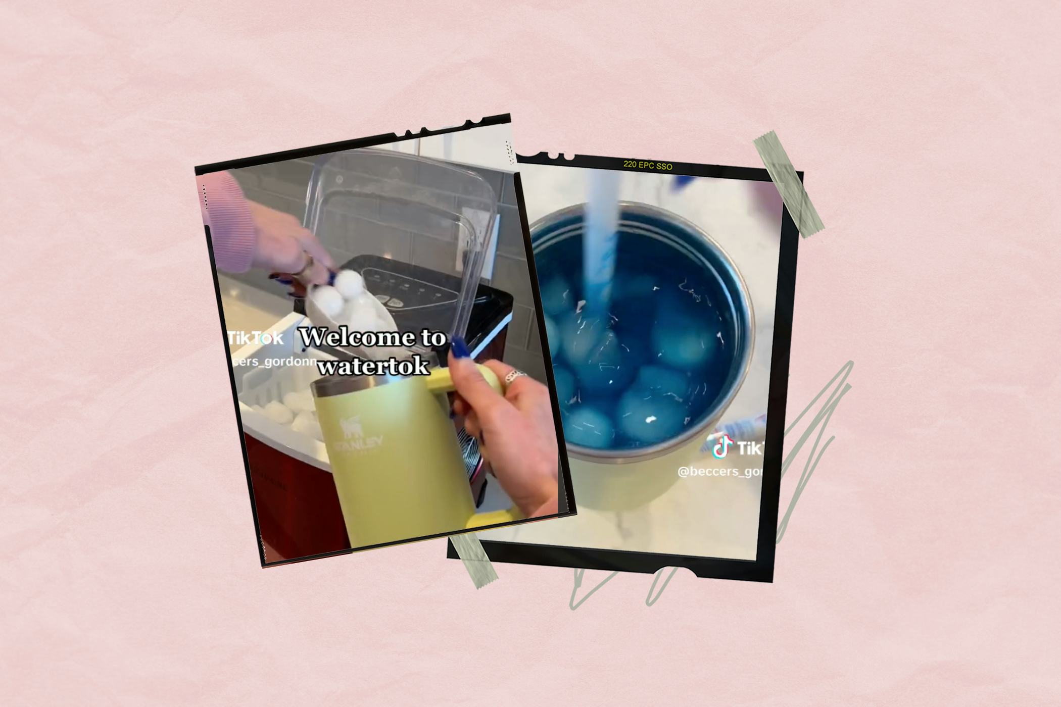 What is the #WaterTok trend?