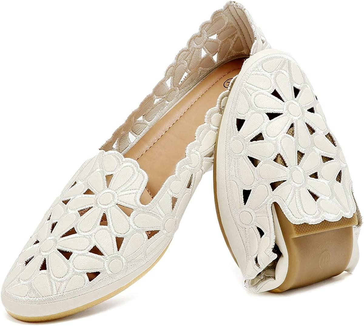 HEAWISH Floral Ballet Flats