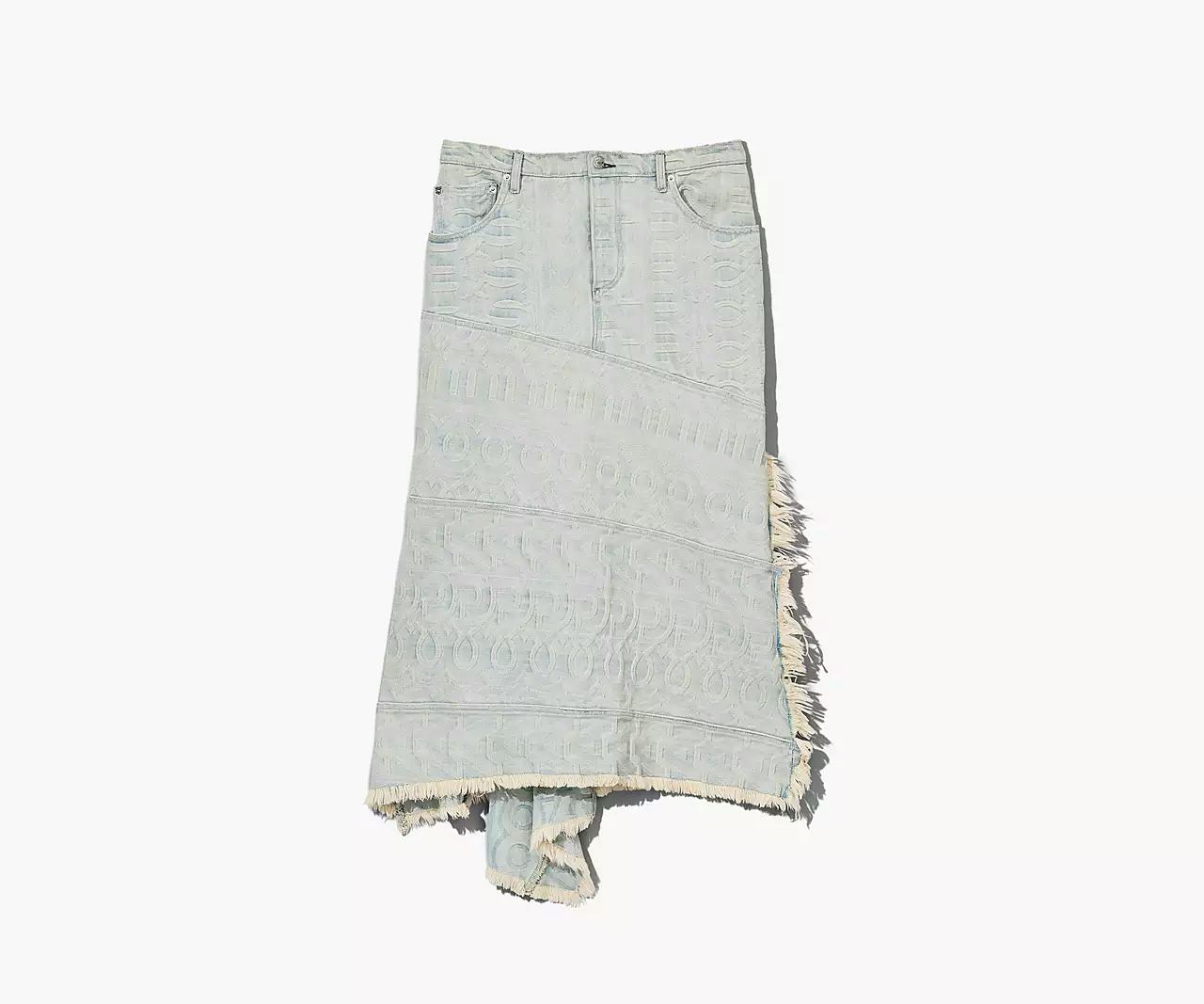 The Monogram Denim Skirt