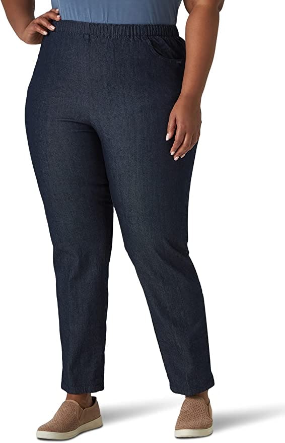 Chic Classic Collection Elastic Waist Pull-On Pant