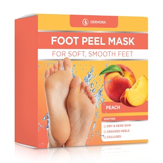 DERMORA Exfoliating Foot Peel Mask (4-Pack)