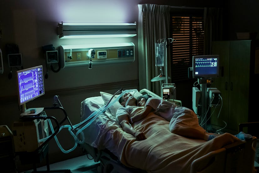 Ali Wong and Steven Yeun in ‘BEEF.’ Photo via Netflix