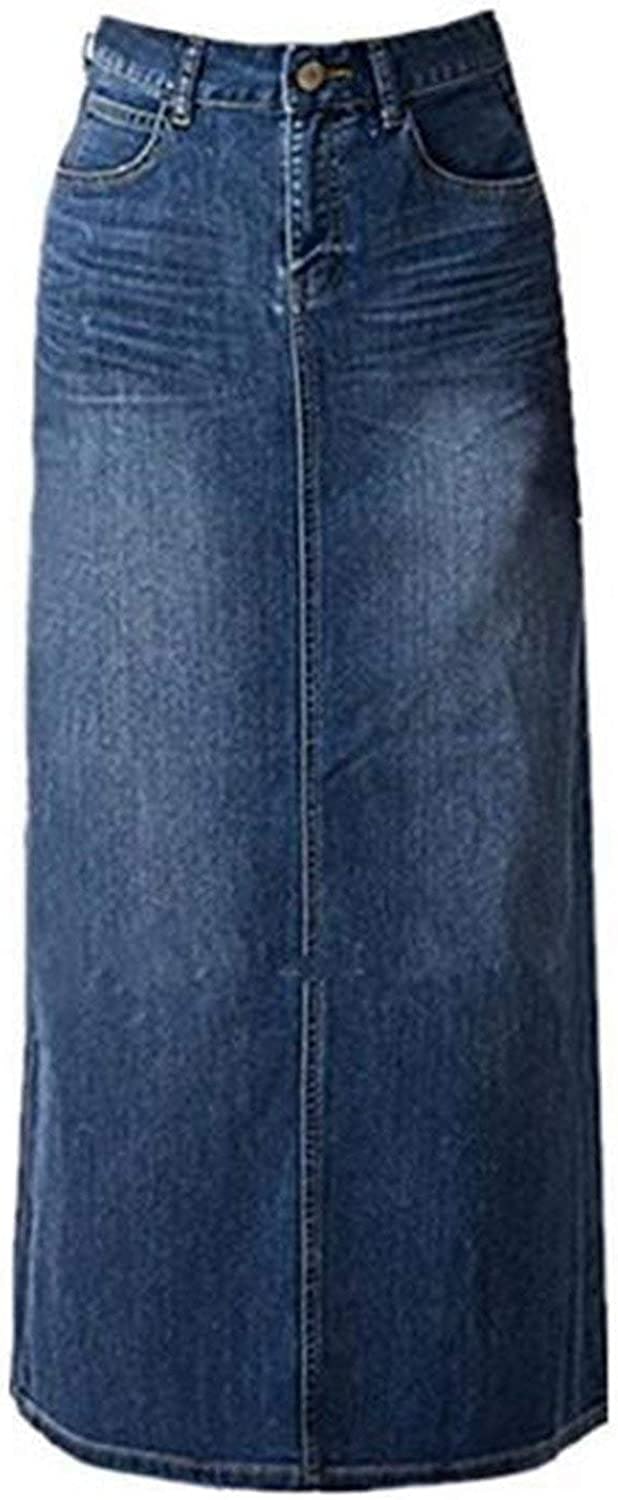 Skirt BL High-Waisted Jean Pencil Skirt
