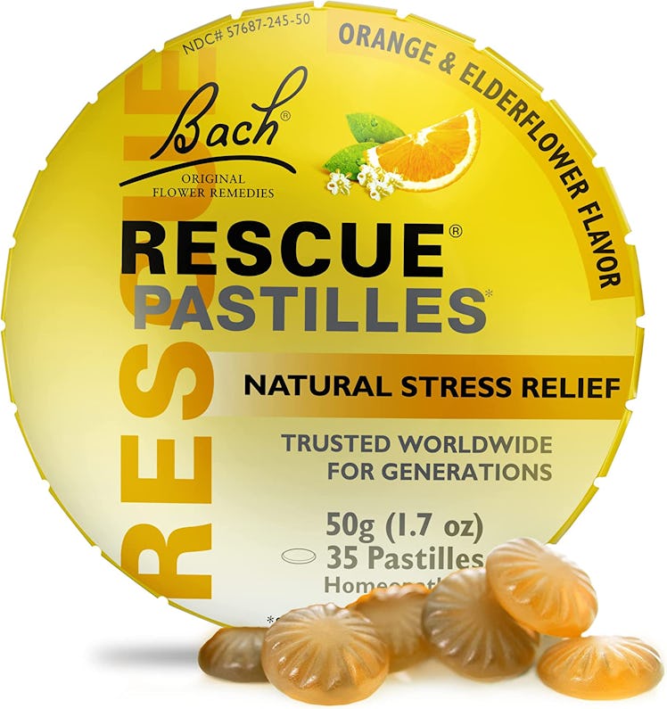 Bach Rescue Pastilles for Stress Relief (35 Count)