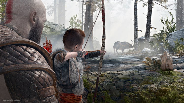 God of War (2018) Kratos and Atreus hunting