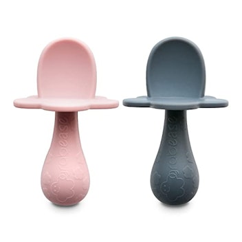 Grabease Baby Silicone Spoon Set
