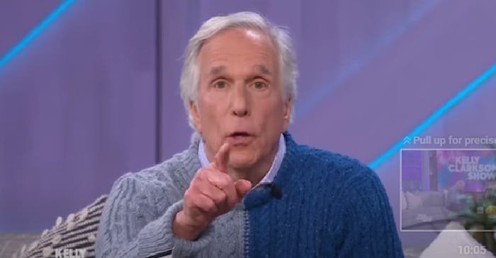 Henry Winkler had advice for Kelly Clarkson's dyslexic daughter.