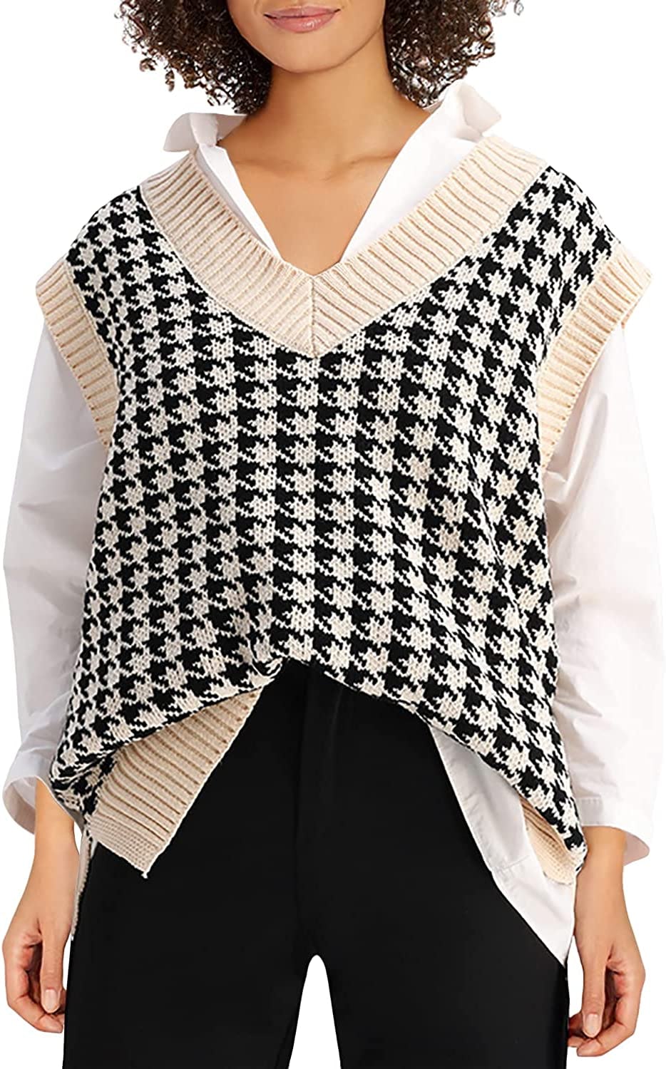 SAFRISIOR Knitted Oversized Vest