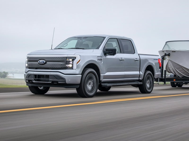 The Ford F-150 lightning electric truck