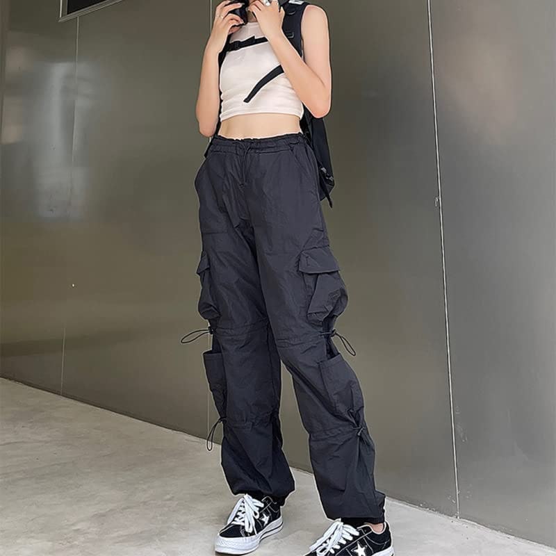 QYANGG Baggy Parachute Pants
