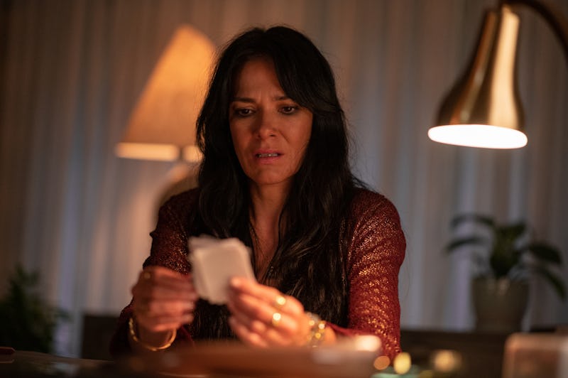 Simone Kessell as adult Lottie in 'Yellowjackets' Season 2, via Showtime's press site
