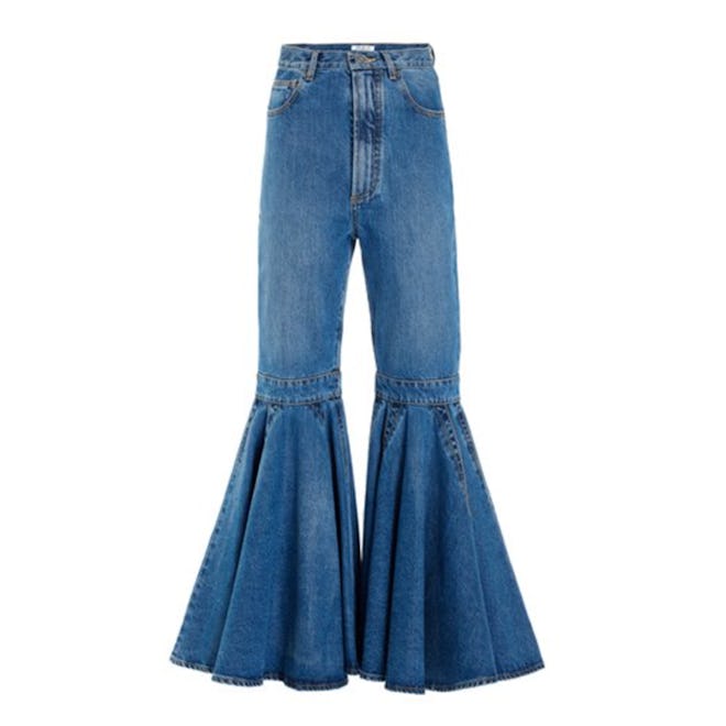 ALAÏA Stretch High-Rise Flared Jeans