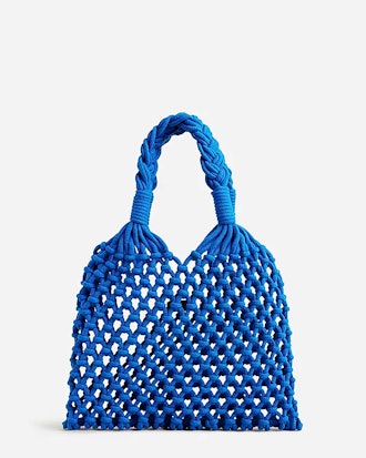 J.Crew Small Cadiz Hand-Knotted Rope Tote