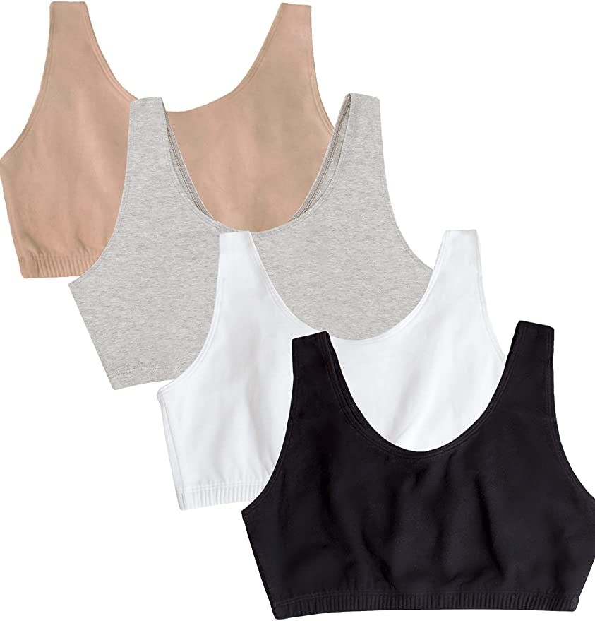 Fruit of the Loom Built Up Tank Style Sports Bra Value Pack