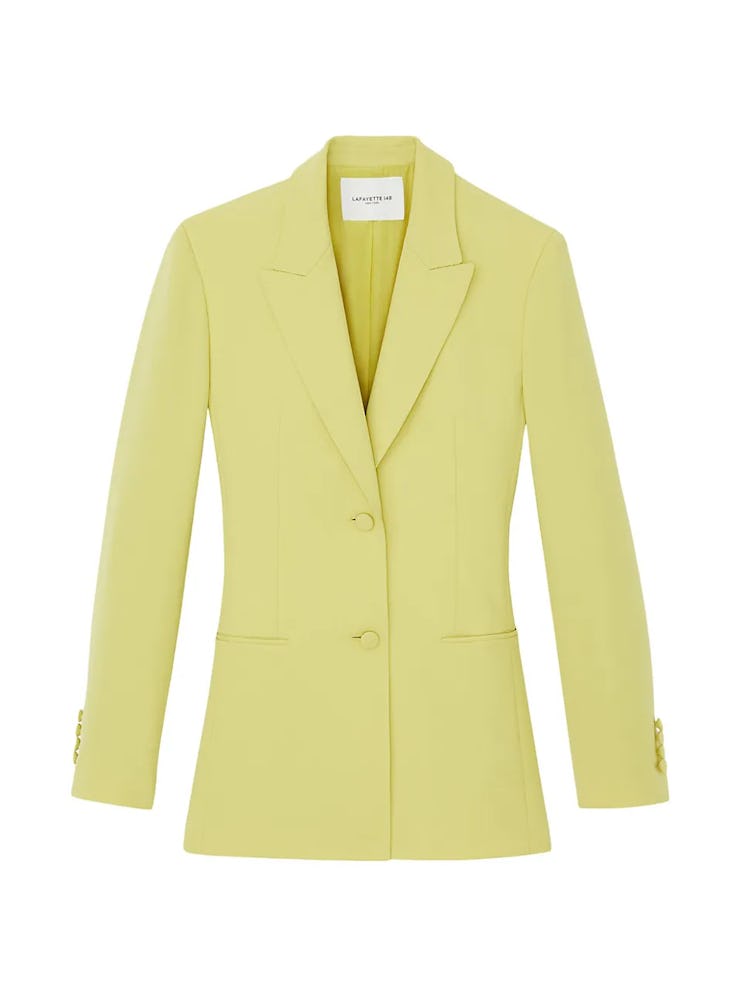 Lafayette 148 New York Single-Breasted Fitted Blazer