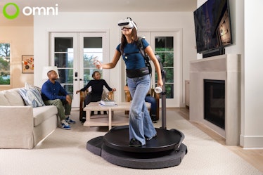 The Omni One VR treadmill.