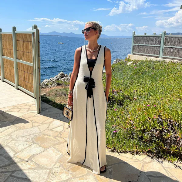 sofia richie crochet dress See Sofia Richie's Wedding-Weekend Style