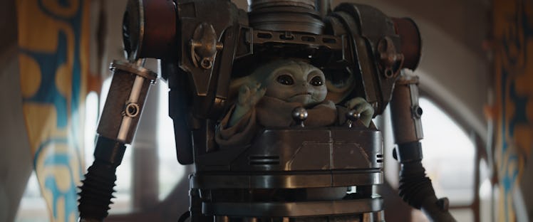 Grogu’s IG-12 suit allows him a new level of agency, allowing him to display a Jedi ethical attitude...