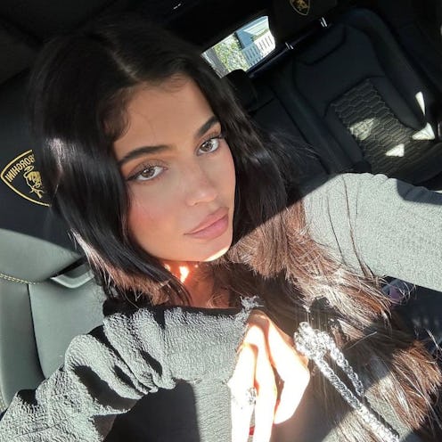 Kylie Jenner got glow-in-the-dark nails the week after her friend Hailey Bieber was spotted with the...