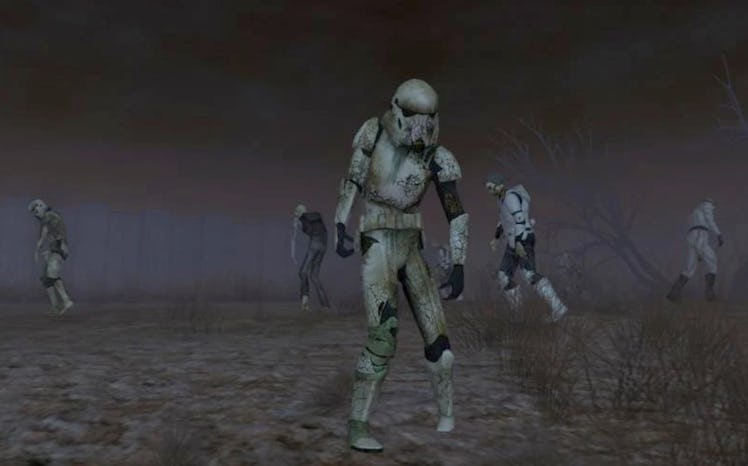 Storm Trooper zombies in Star Wars: Commander.