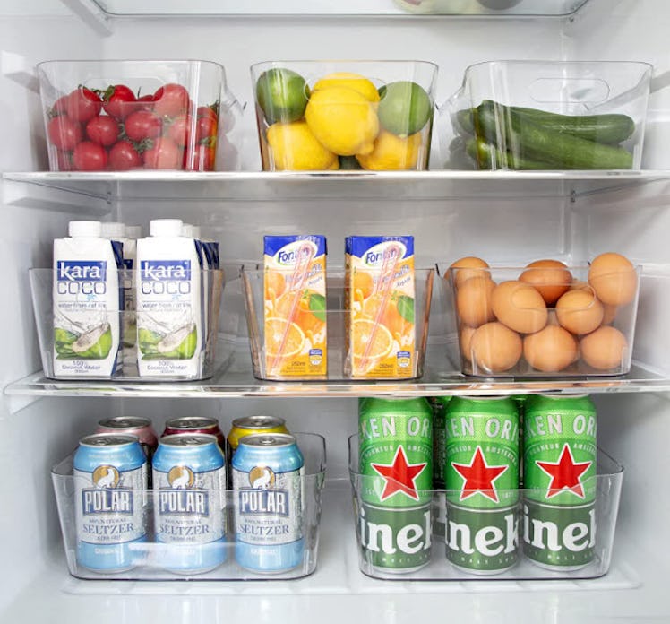 Multi-Use Clear Bins for Organizing (12-Pack)