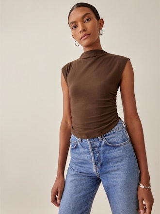 reformation Lindy Knit Top