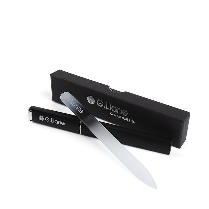 G.Liane Double Sided Etched Crystal Nail File Set