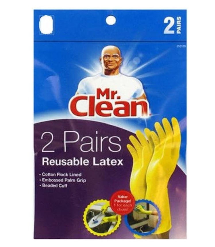 Mr. Clean Large Reusable Latex Gloves (2 Pairs)